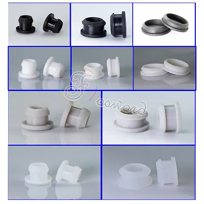 Cover Plugs Snap-on Hole Barb End Caps Silicone Rubber Seal Plug 2.5- 30mm Blank • £1.79