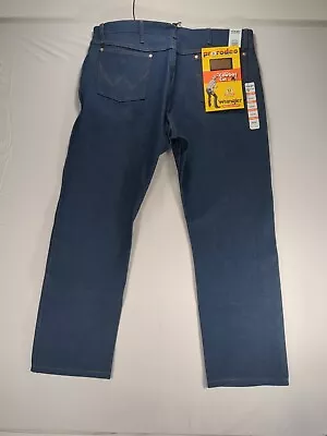 Wrangler Mens Original Fit Cowboy Cut 40x30 Pro Rodeo Competition Jeans 13MWZ • $29.99