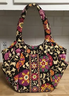 Vera Bradley Suzani Shoulder Purse Handbag Tote Retired Double Straps Quilted • $26.95