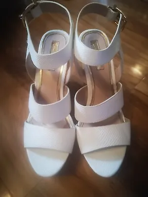 £18.50 • Buy Miss Selfridge Wedges Size 6 White And Yellow