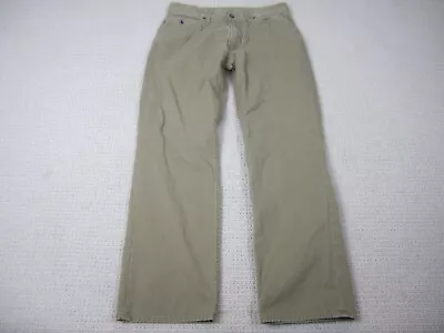 Polo Ralph Lauren Pants Mens 33 Brown Casual Chino Straight Little Pony 33x30 • $18