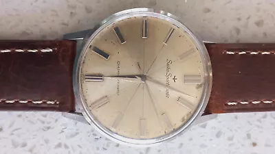 Seiko Sportsmatic Vintage Ref.15017 17Jewels 36mm Automatic Winding 1960 Watch • $120