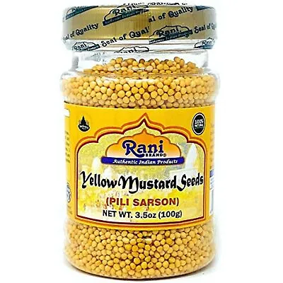 Rani Yellow Mustard Seeds Whole Spice 3.5oz (100g) • $5.99