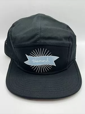 Diamond Supply Co Hat 5 Panel Pennant Black Hat • $29.99