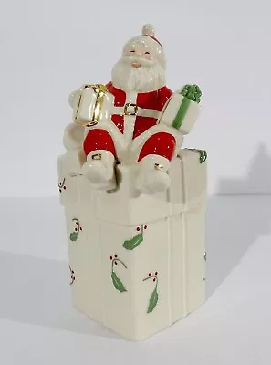 Lenox Christmas Collection Merry Musicals Santa Claus Music Box 8  Tall • $19.99