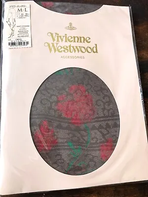 Vivienne Westwood Japan Pantyhose Stocking Tights Flower Pottery SizeM-L • $48.90