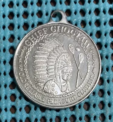 1968 Krewe Of CHOCTAW / NOLA 250th Ann  .999 FINE SILVER Looped Mardi Gras Charm • $29.99