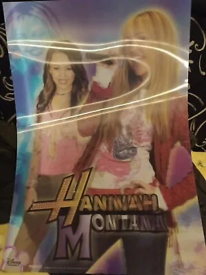 Hannah Montana 3D Poster Large 67cm X 47cm Miley Cyrus • £13