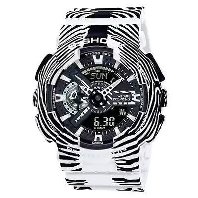 Casio G-Shock Watch Men's Wildlife Promising Limited Edition Zebra GA-110WLP-7AD • $157.89