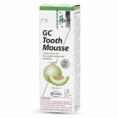 Gc Tooth Mousse Melon Topical Tooth Cream With Recaldent 1 Tube Of 40 Gm • $36.74