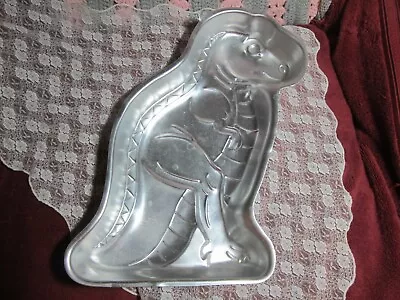 Vintage 1987 Wilton Partysaurus Cake Pan T Rex Upright Style Dinosaur • $7.50