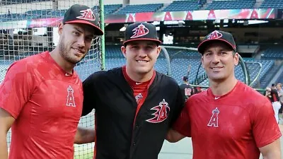 Mike Trout Auto Signed Angels Ducks Practice Jersey MLB COA • $725