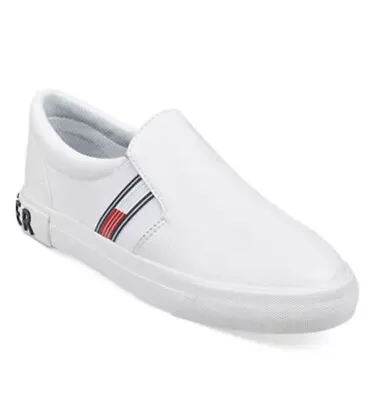 Women Tommy Hilfiger Casual Slip On Sneakers White Runs Small (see Description) • $29.99