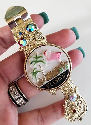 Fort 1959 Jeweled Florida Flamingo Souvenir Can Piercer Bottle Opener Vaughan • £9.46