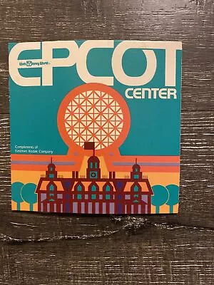 Vintage Epcot Center Brochure Kodak Wheel Dial Guide Map 1983 • $18