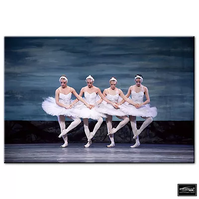 Performing Ballet Dancers   BOX FRAMED CANVAS ART Picture HDR 280gsm • £19.99