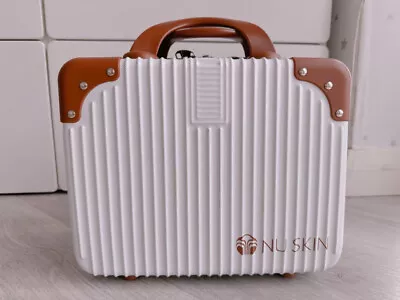 Nu Skin Nuskin Makeup Bag Checkered Cosmetic Bag Mini Luggage Toiletry Organizer • $50