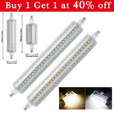 78MM 118MM 12W 18W R7s LED Replaces Bulb Security  Flood Halogen Light Bulbs UK • £4.33