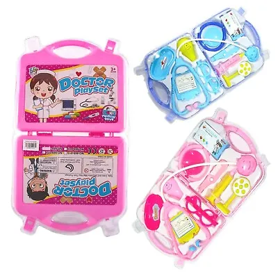 £7.99 • Buy Gift Kids Children Doctor Nurse Toys Medical Set Role Play Kit Hard Carry Bag 