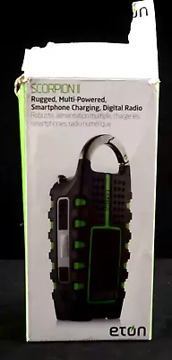 Eton Scorpion II Rugged Multipowered Portable Smartphone Charging & Radio • $24.50