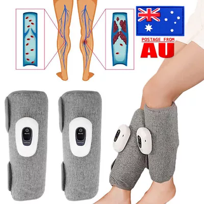 Leg Massager Machine Heating Air Compression Circulation Relaxation Foot Calf • $43.99