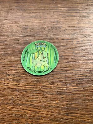 WALKERS CHEETOS POKEMON TAZOS /POGS / CAPS - Chikorita • £3