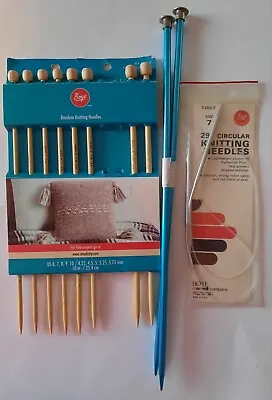 Lot Of Assorted Boye Knitting Needles Some Vintage. Incl. Circular Sz. 7 Etc.. • $18