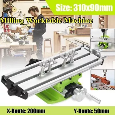 Milling Machine Work Table Cross Slide X Y Axis Bench Drill Press Vise Fixture • $45.99