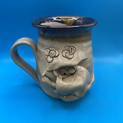 Large Pretty Ugly Pottery Mug. Made In Wales. Collectors Item. • £24.99