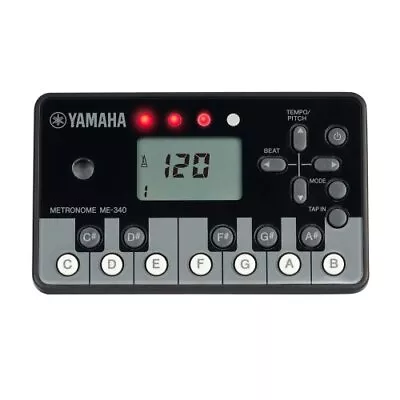 YAMAHA ME-340PF Digital Metronome Piano Black • $92.08