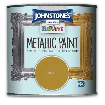 £13.01 • Buy Johnstones Revive Metallic Furniture Paint - Gold And Silver - 375ml