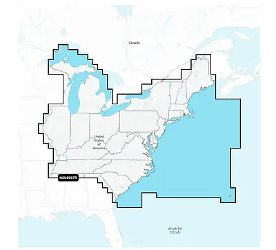 Garmin Navionics Plus Eastern US MicroSD Card 010-C1291-20 • $134.99