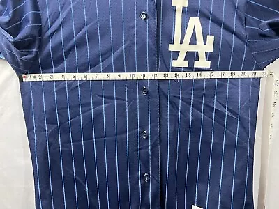 Majestic Los Angeles Dodgers Baseball Jersey Vintage Reversible Size Large?? • $22