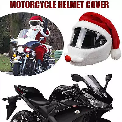 Motorcycle Helmet Cover Santa Claus Motorbike Funny Crazy Case For Outdoor Full • $18.57