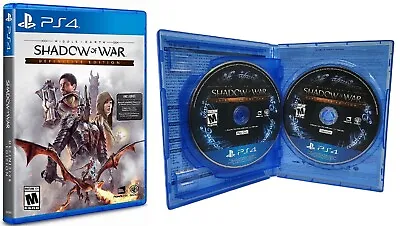 Middle-Earth: Shadow Of War - Definitive Edition PS4 Brand New • $9.99