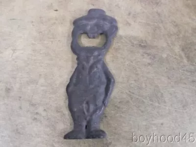 Vintage Figural Cast Iron Bottle Opener--Goofy Cartoon Character • $20