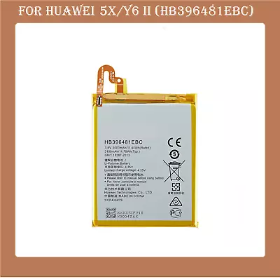 Replacement Battery For Huawei Honor 5X HB396481EBC GR5 3100mAh G8 Y6 II 4.35V • £6.99