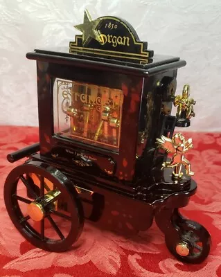 Pierrot Etranger 1850 Organ Grinder Musical Jewelry Box With Drawer Pre-owned  • $14