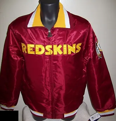 WASHINGTON REDSKINS Starter Full Zip  Jacket MAROON  MEDIUM LARGE • $99.99