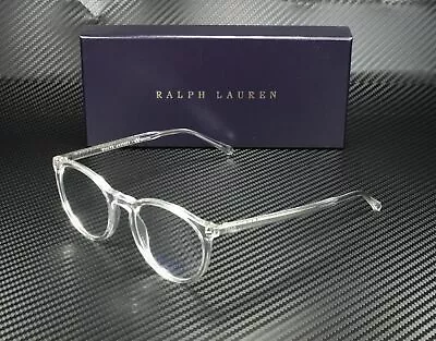 Ralph Lauren Polo PH2193 5002 Shiny Crystal Round Men's 49 Mm Eyeglasses • $80.19