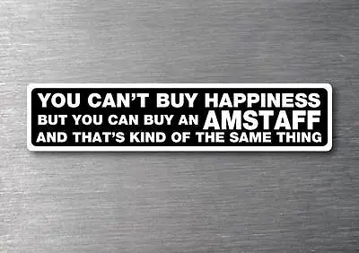 Buy An Amstaff Sticker Quality Water & Fade Proof Vinyl American Staffy Dog • $6.99