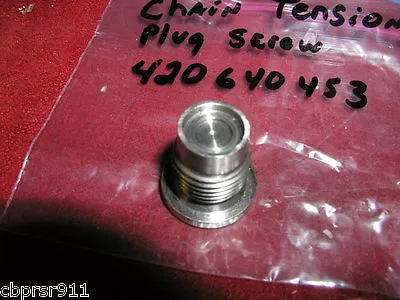 Seadoo GTX GTI RXP RXT 4-TEC Engine Case Timing Chain Tensioner Nut Cap W Screw • $17.95