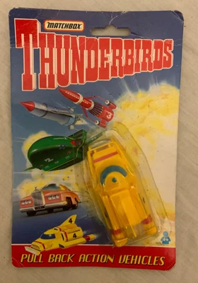Vintage 1992 Matchbox Thunderbird's Plastic Pull Back Action Thunderbird 4 New. • £10