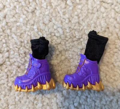 Monster High G3 Clawdeen Wolf Core Doll Shoes Socks Only Loose Mattel 2022 • $4