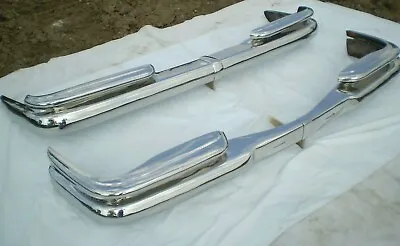 BUMPERS MERCEDES W111/W112 Coupe 59-68 Stainless Steel Polished S304 - 10% Sale. • $1559.99