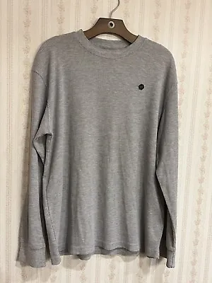 South Pole Thermal Long Sleeve Men’s Size XL Y2K Gray Waffle Knit • $12