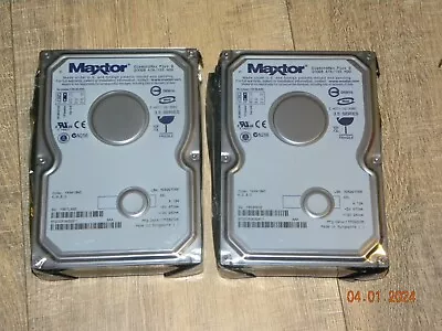 (2) Maxtor DiamondMax Plus 9 200GB 3.5 Series Hard Drive Lot Never Used SEALED • $49.99