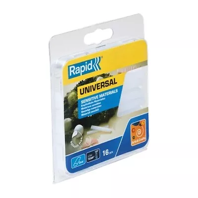 Rapid Oval Glue Sticks For Sensitive Materials Universal Transparent 40107349 • £18.15