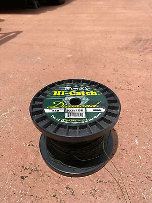 Momoi's Hi-Catch Diamond Fishing Line 0.59mm Line Tes 30lbs Black • $35.99