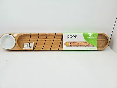 Core Bamboo BB256 French Bread Board With Dipping Bowl • $44.50